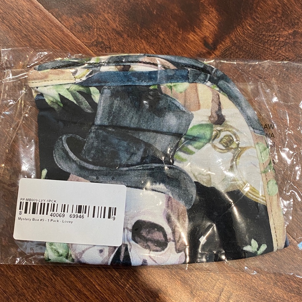 Posh Peanut Bamboo Theodore Skull Halloween Lovey NWT